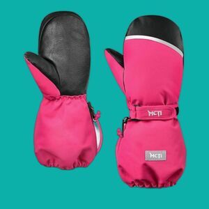 NWT MCTi Kids Mittens Removable Sherpa Lining Size XXS Ski Snowboard Sled